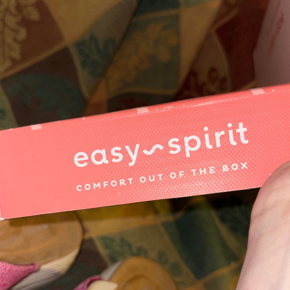Easy Spirit Women's Pink Cross-Band Mules - Picture 2 of 3